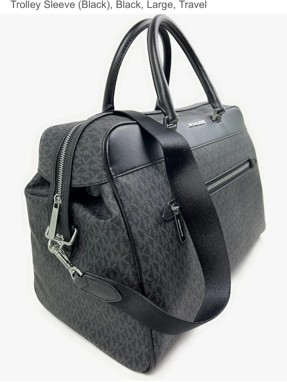 Michael Kors Black Logo Travel Briefcase